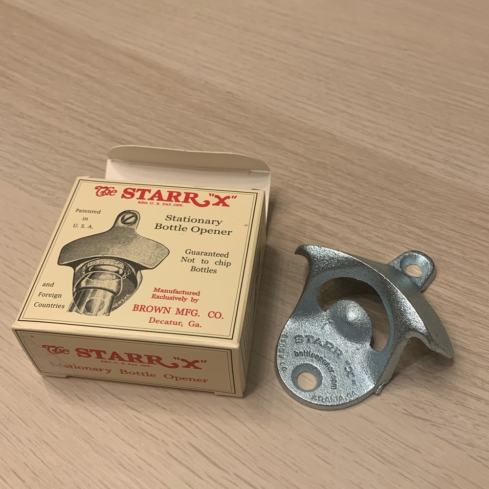 Stationary Bottle Opener: STARR “X”